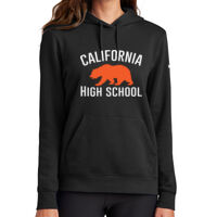 Cal Walking Bear - Women's Club Fleece Sleeve Swoosh Pullover Hoodie Thumbnail